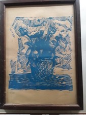Arnoldo ciarrocchi litografia usato  Arezzo
