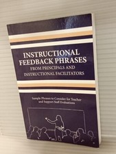 Instructional Feedback Phrases from Principals & Instructional Facilitators VG comprar usado  Enviando para Brazil
