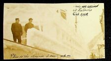 Cartão postal foto 1919 Frozen Steamer Latouche Island Valdez-Cordova Alaska RPPC comprar usado  Enviando para Brazil