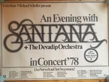 Santana konzertplakat poster gebraucht kaufen  Rüsselsheim am Main