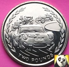 Moneda rara Isla de Man 1996 2 libras 2 libras sin circular  segunda mano  Embacar hacia Mexico