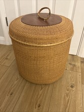 Rattan woven storage for sale  THETFORD