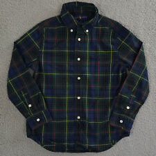 Usado, Camisa Ralph Lauren masculina 6 verde azul tartan xadrez manga longa botão para baixo pônei comprar usado  Enviando para Brazil