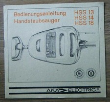 Bedienungsanleitung handstaubs gebraucht kaufen  Zittau