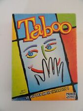 Jeu taboo parker d'occasion  Esternay
