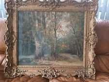 Antique oil painting for sale  BUNTINGFORD