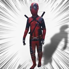 Fantasia Deadpool Super-herói Masculina + Espada Infantil/Vestido Extravagante/Roupas de Festa de Halloween comprar usado  Enviando para Brazil