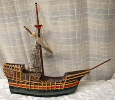 Vintage wooden galleon for sale  TOTNES