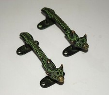 Par de puxadores de porta arte tribal Nandi touro agrícola puxador de porta HK162 comprar usado  Enviando para Brazil