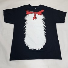 Camiseta preta Dr Seuss The Cat In The Hat peito de gato Halloween tamanho G, usado comprar usado Camiseta preta Dr Seuss The Cat In The Hat peito de gato Halloween tamanho G, usado comprar usado  Enviando para Brazil