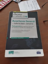 Concorso cattedra 2019 usato  Italia