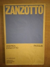 Andrea zanzotto pasque usato  Italia