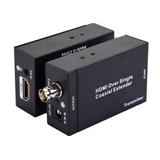 HDMI Extender Over Single Coaxial Cable mit IR RG-6U Koax Kable Sender Empfänger comprar usado  Enviando para Brazil