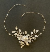 Braut perlen blumenkranz gebraucht kaufen  Leverkusen