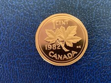 Usado, Moeda de prova Canadá 1 centavo 1982 - não circulada comprar usado  Enviando para Brazil