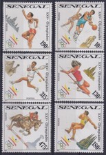 F-EX38833 Senegal nunca usado, sem marca de charneira 1992 Jogos Olímpicos Barcelona athletism tênis de basquete e comprar usado  Enviando para Brazil