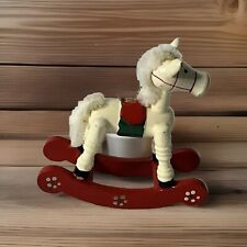 Wooden rocking horse for sale  Forney