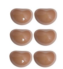Pacote com 3 inserções de sutiã de silicone almofadas de elevação respiráveis push up copos de sutiã pegajosos, usado comprar usado  Enviando para Brazil