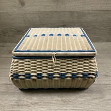 Vintage white blue for sale  NORWICH