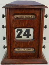 Vintage wooden perpetual for sale  LISKEARD