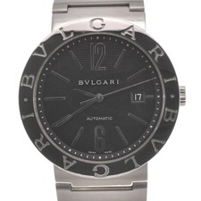 Relógio masculino automático BVLGARI Bulgari Bulgari BB42SS AUTO mostrador preto K#140268 comprar usado  Enviando para Brazil