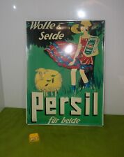 Blechschild persil wolle gebraucht kaufen  Gütersloh
