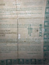 Rolex warranty blank usato  Milano