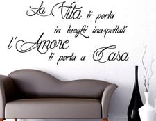 Adesivi murali frasi usato  Roma