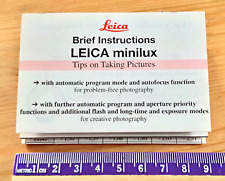 Brief instructions sheet for sale  BRIGHTON