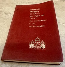 Direttorio liturgico pastorale usato  Minervino Murge