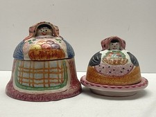 2 caixas de bugigangas de cerâmica italiana por The Cellar itens de cozinha Old Peasant Lady comprar usado  Enviando para Brazil