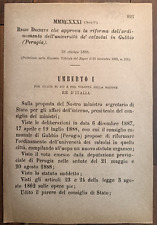 Gubbio 1888 regio usato  Italia