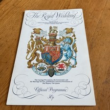 Official programme royal for sale  TETBURY