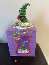 Decoração de mesa giratória vintage de árvore de Natal How The Grinch Stole comprar usado Decoração de mesa giratória vintage de árvore de Natal How The Grinch Stole comprar usado  Enviando para Brazil