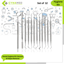 Kit de higiene dental dinâmico removedor de cálculo e placa conjunto de ferramentas dentais 12 peças comprar usado  Enviando para Brazil