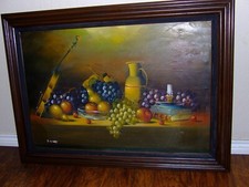 Huge vintage oil for sale  Austin