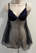 Black sheer babydoll for sale  SANDY