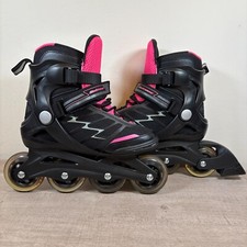 Patins femininos Rollerblade BladeRunner Advantage Pro XT em linha tamanho 7 preto rosa, usado comprar usado  Enviando para Brazil