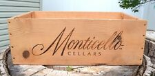 Caixa de vinho vintage Monticello Cellars comporta 12 garrafas - 750 ml. * Abril de 1989 comprar usado  Enviando para Brazil