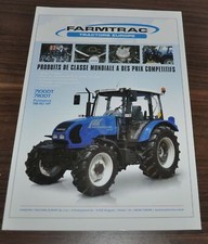 Farmtrac 7100 7110 Specyfikacja ciągnika Broszura Broszura FR na sprzedaż  PL
