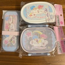 Usado, Conjunto de garfo colher Omage Little Twin Stars 2 lancheiras Little Twin Stars comprar usado  Enviando para Brazil