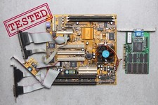 Usado, Soquete 7 PCChips M571 V5.0 SiS 5597 chipset MoBo com CPU AMD K6-2 e 64 MB RAM comprar usado  Enviando para Brazil