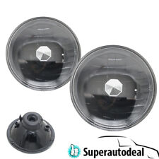 Lente transparente 7" polegadas carcaça preta feixe selado faróis lâmpada ajuste Wrangler CJ comprar usado Lente transparente 7" polegadas carcaça preta feixe selado faróis lâmpada ajuste Wrangler CJ comprar usado  Enviando para Brazil