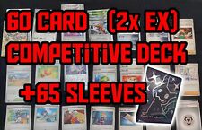 TORNEIO COMPETITIVO LEGAL POKEMON DECK - 60 cartas (2x cartas EX) + 65 MANGAS comprar usado  Enviando para Brazil