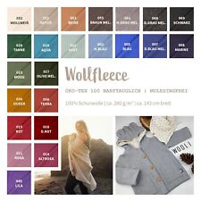 Wollfleece meterware uni gebraucht kaufen  Achern