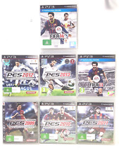 Pacote de futebol PS3 7 jogos Pro Evolution Soccer 09,10,11,12,13 e FIFA 13,14, usado comprar usado  Enviando para Brazil