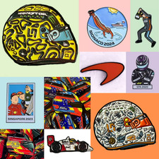 Formula enamel pin for sale  EXETER