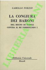 Porzio camillo congiura usato  Italia