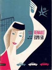 Brochure renault exposition d'occasion  Saône