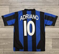 Camisa de futebol vintage Inter de Milão #10 Adriano fã tamanho M comprar usado  Enviando para Brazil